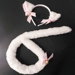 Cat ears and tail Halloween costume cosplay